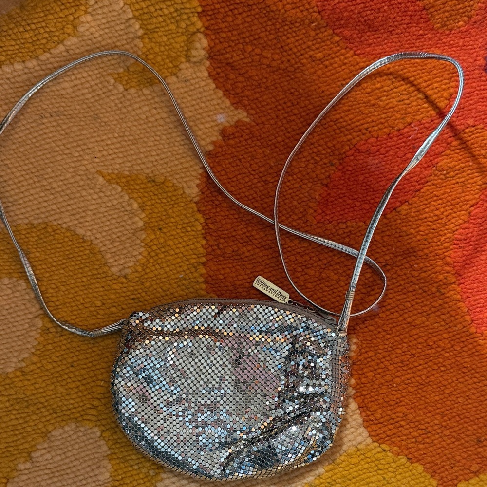 Shimmering gold Crossbody whiting & Davis Bag